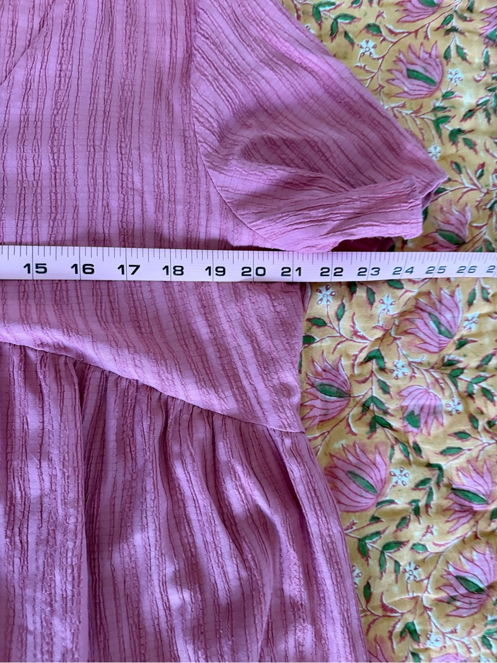 Emery Rose Women’s Dusty Rose Tiered Flow Boho V-Neck Dress Size Large - Picture 8 of 10